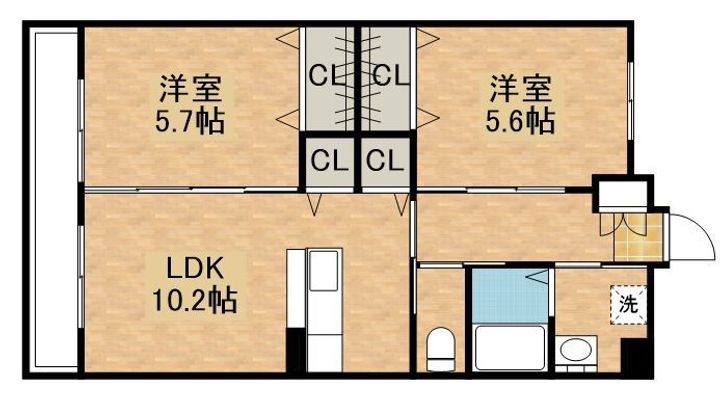 志布志中央マンションの間取り