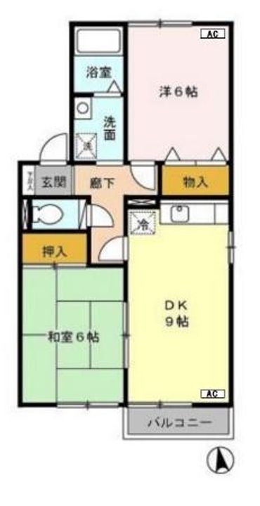 フォレスト王子A・B B棟の間取り