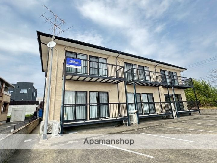 鹿児島県霧島市隼人町住吉の賃貸アパートの外観