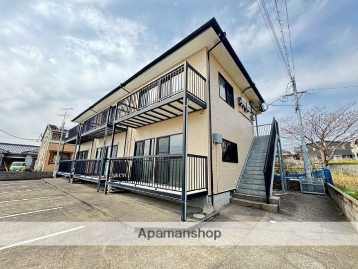 鹿児島県霧島市隼人町住吉の賃貸アパートの外観