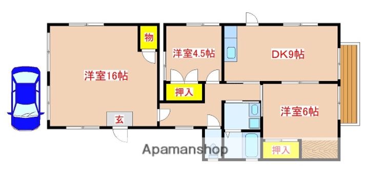 鹿児島県霧島市国分福島1丁目(一戸建)の賃貸物件の間取り