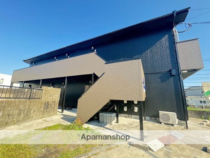 鹿児島県姶良市加治木町新富町の賃貸アパートの外観