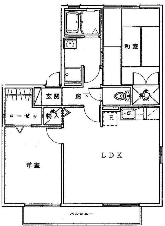 パルテール淀川 A館の間取り
