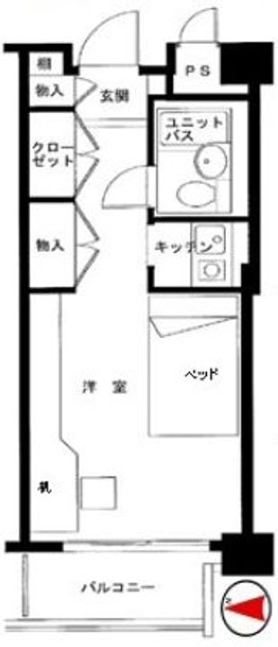 ビエラコート高槻の間取り