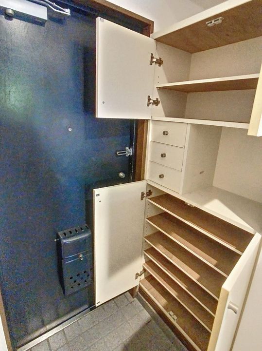 カルム元住吉の玄関