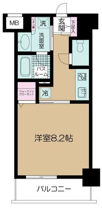 デュオステージ鷺ノ宮の間取り