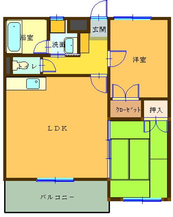 シャトーシャルマンの間取り
