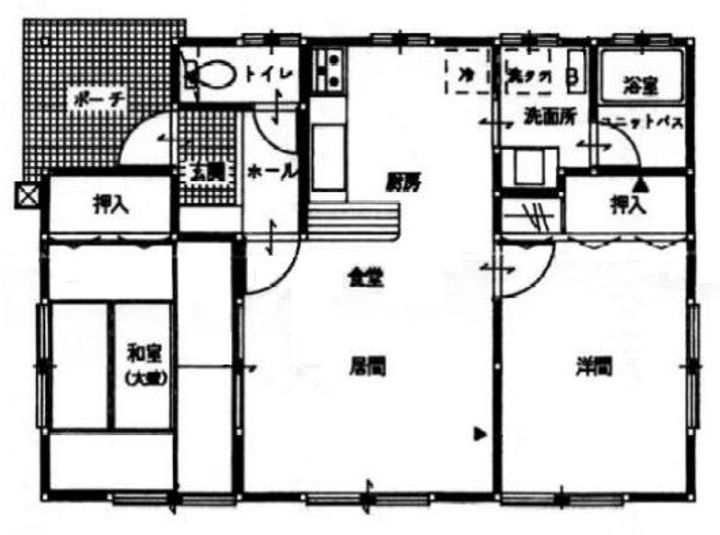 青森県十和田市元町東2(一戸建)の賃貸物件の間取り
