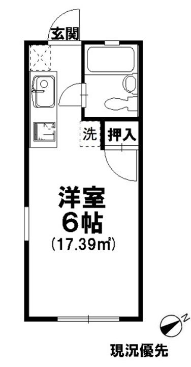 サザンフラットの間取り