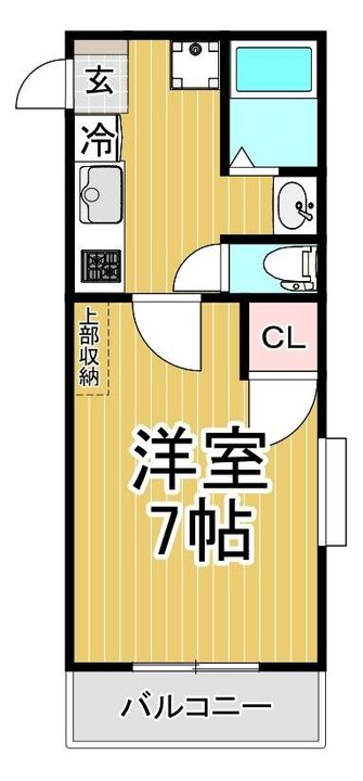 鹿児島県鹿児島市谷山中央3(マンション)の賃貸物件の間取り