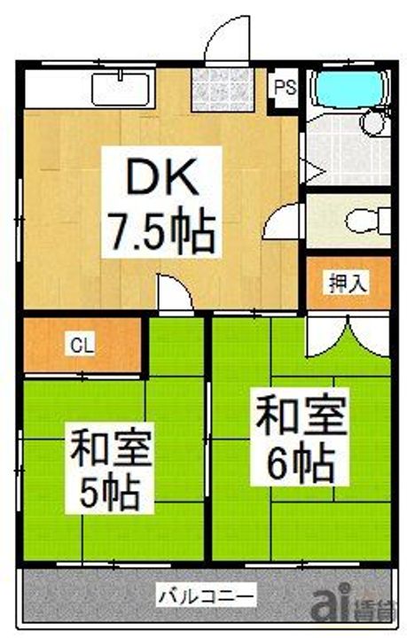 埼玉県志木市本町3(アパート)の賃貸物件の間取り