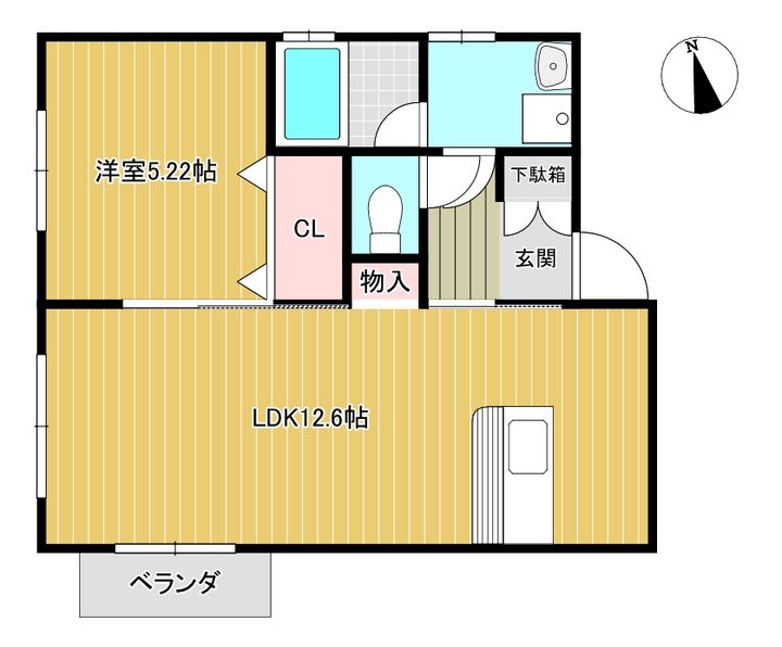 メルベーユの間取り