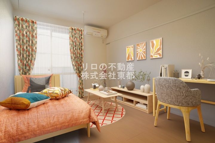 Lハイム弐番館の居間