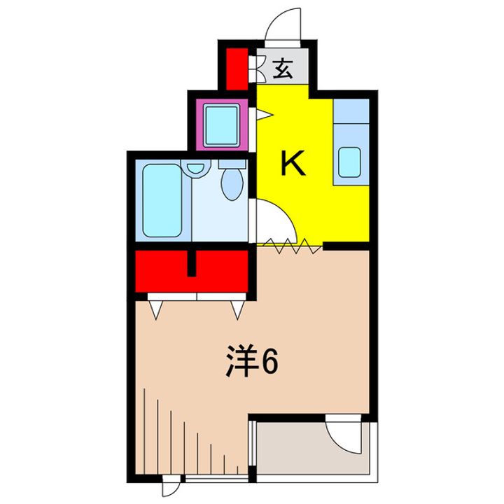 プレステージ本木の間取り