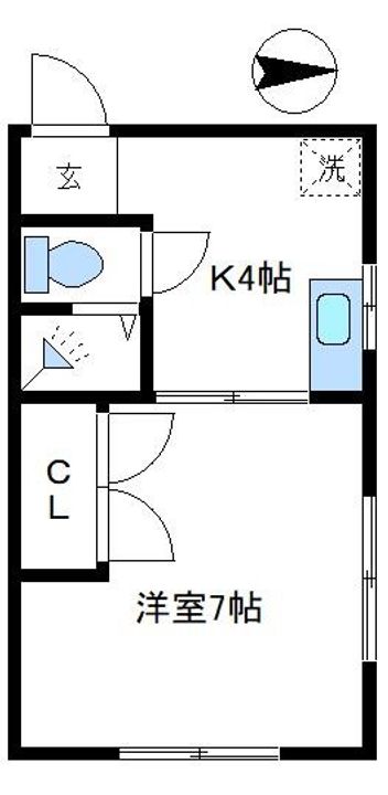 ヴィレッジ1の間取り
