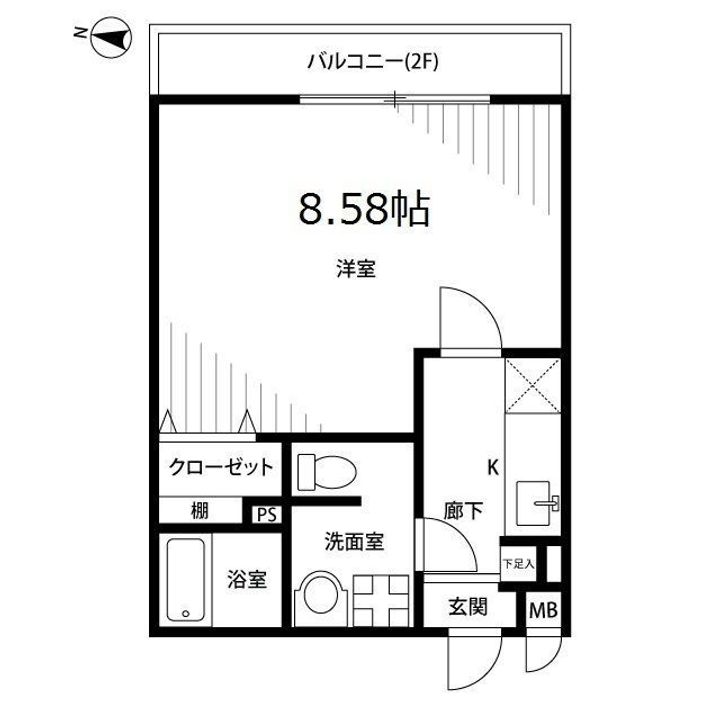 アムールII ESTの間取り