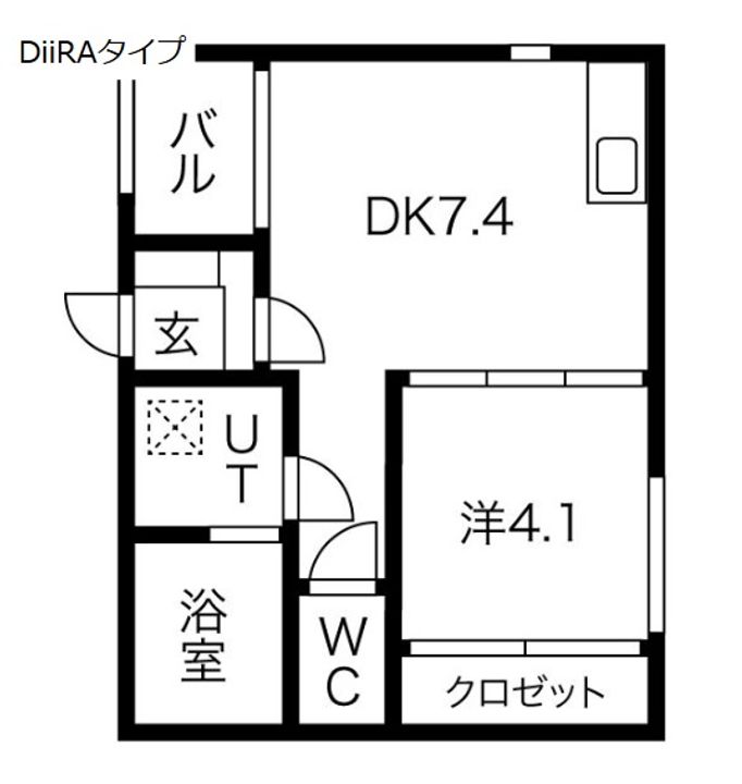 グランツ広路通の間取り