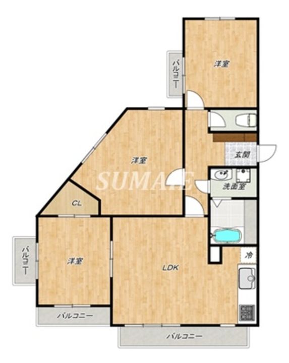 ENOUマンションの間取り