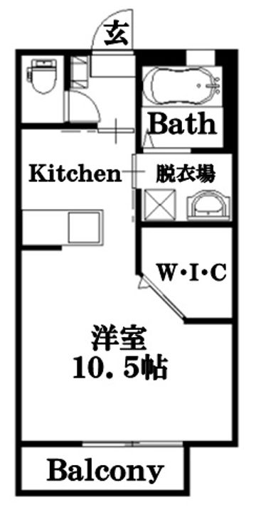 グリーンメゾン八本松 A棟の間取り