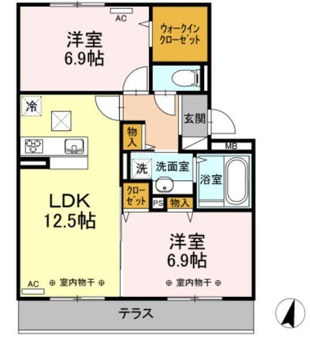 セゾンIIの間取り