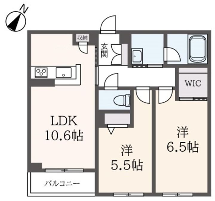アリビオIの間取り