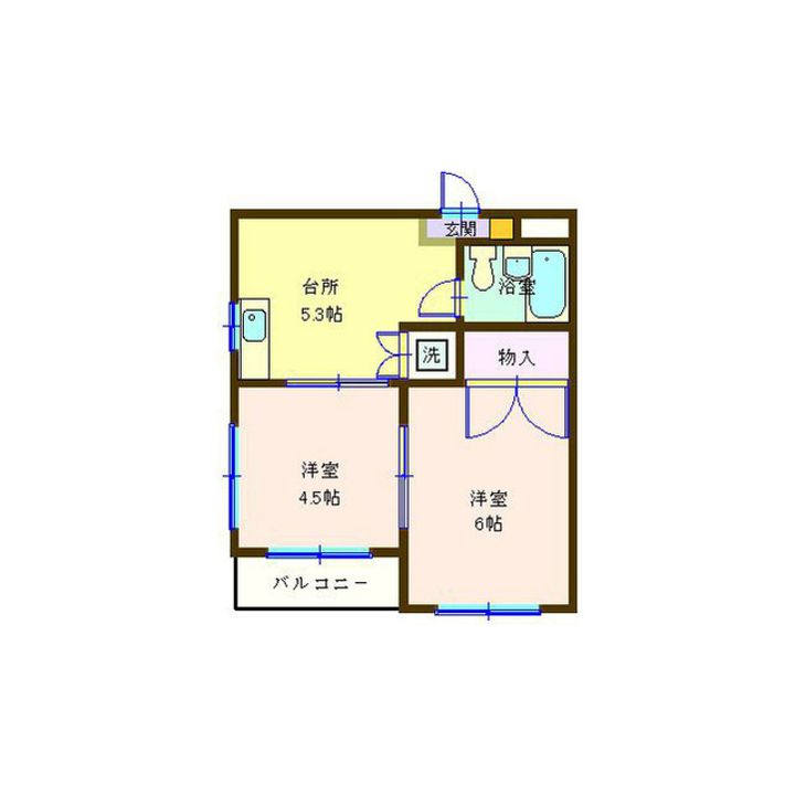 アビタシオン元町の間取り