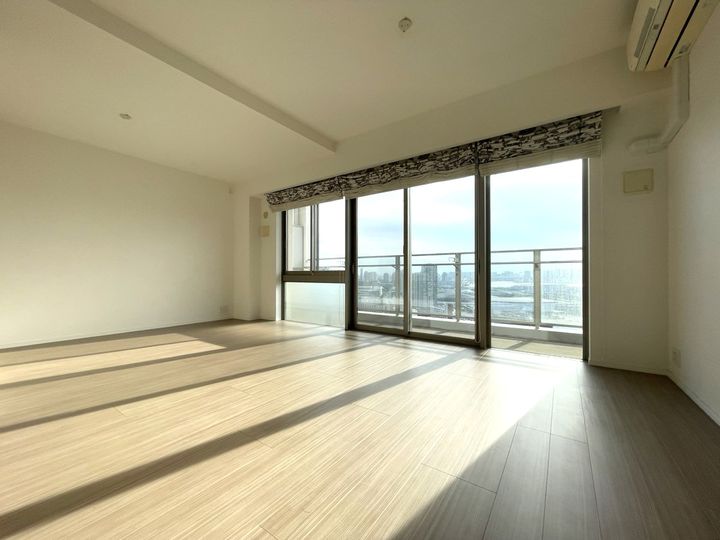 パークタワー東雲の居間