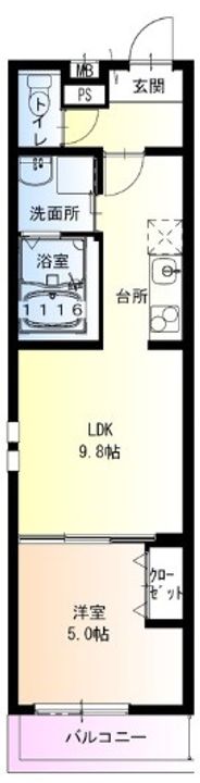 フジパレス堺大浜公園の間取り