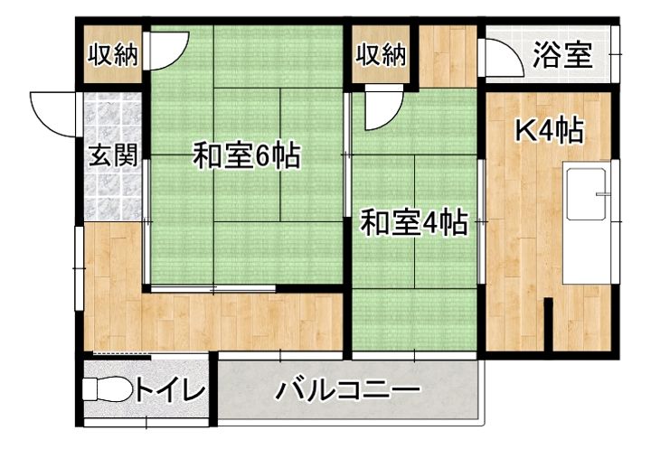 永田アパートの間取り