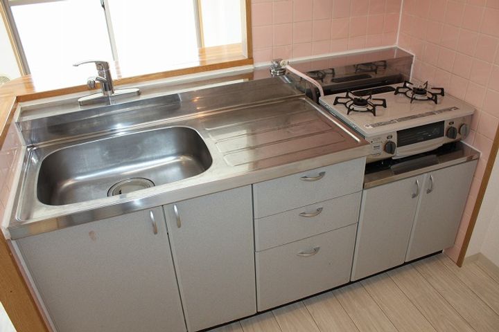 大阪府大阪市平野区瓜破東2(マンション)の賃貸物件のキッチン