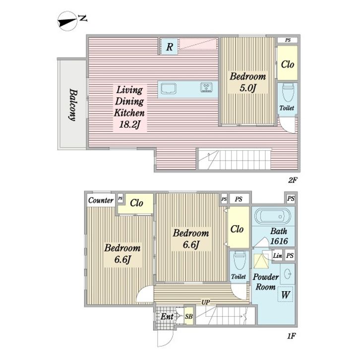Terraneaの間取り