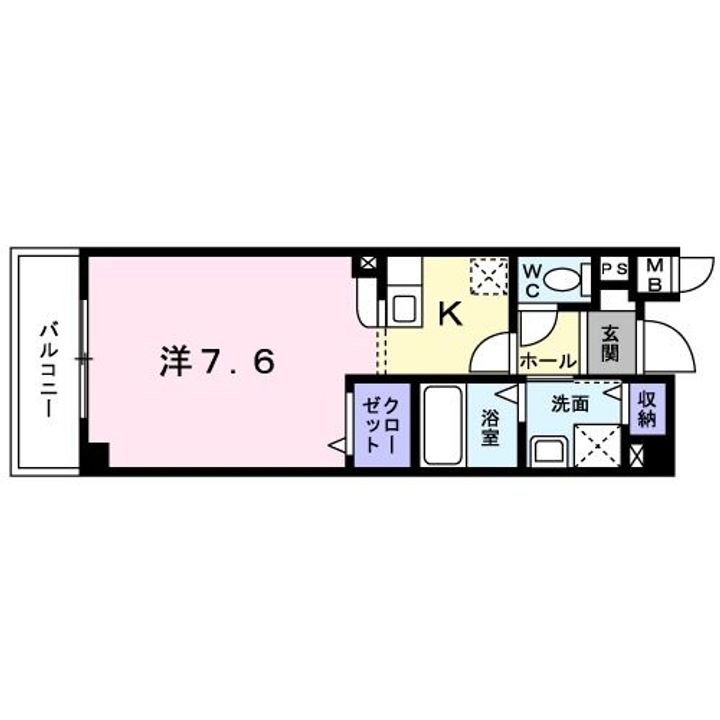 大阪府大阪市東淀川区大道南3(マンション)の賃貸物件の間取り