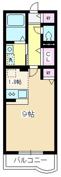 埼玉県新座市野火止4(マンション)の賃貸物件の間取り