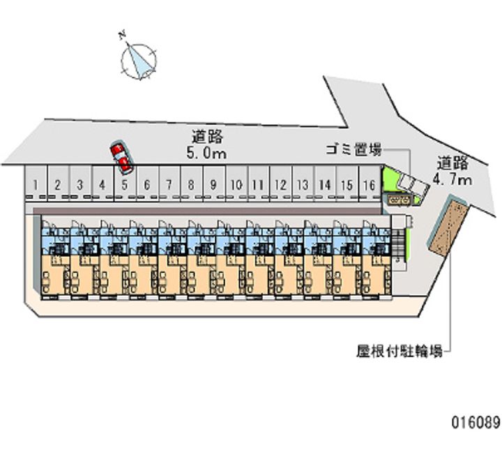 レオパレス第2ツカサの地図