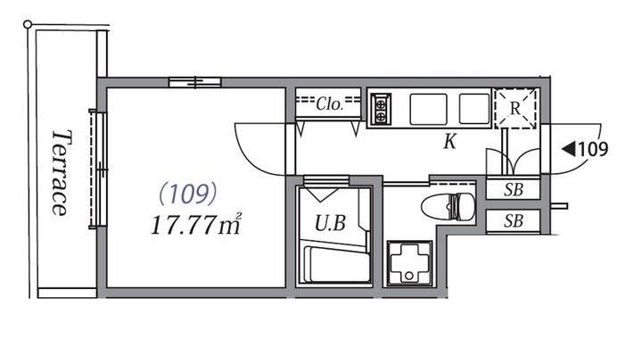 CASA BRICKS自由が丘の間取り
