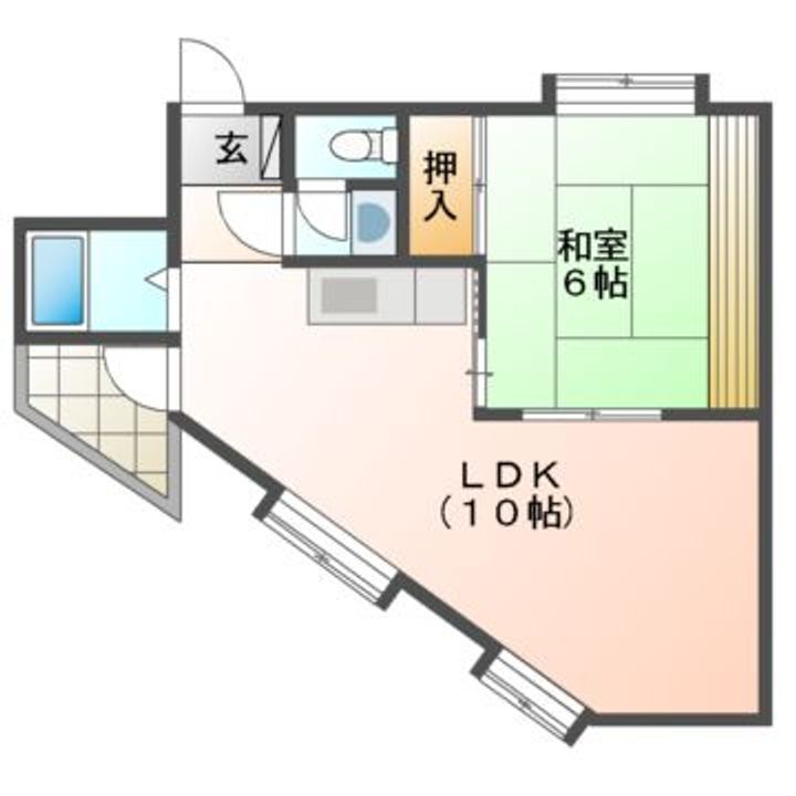 ファミティ弐番館の間取り