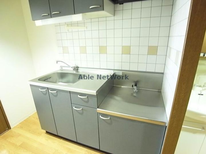 岐阜県羽島郡笠松町美笠通1(マンション)の賃貸物件のキッチン