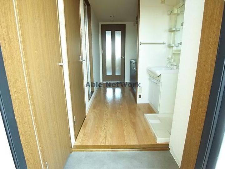 岐阜県羽島郡笠松町美笠通1(マンション)の賃貸物件の玄関