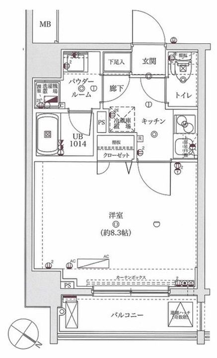 スパシエトラッド赤羽の間取り