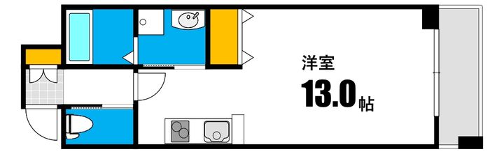 カサヴェルデ八丁堀の間取り