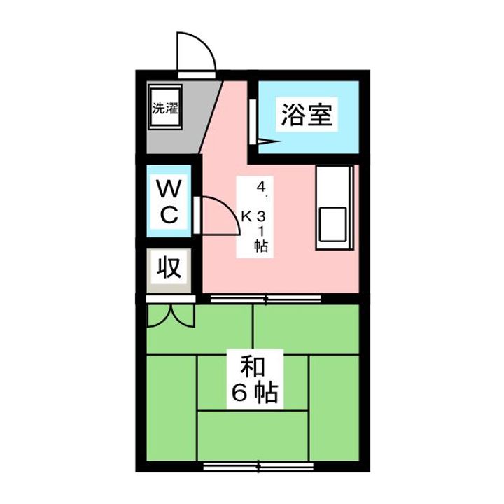 萩原アパートの間取り