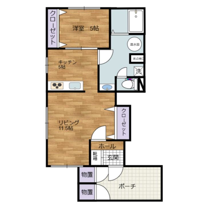 ジュピターハイツの間取り