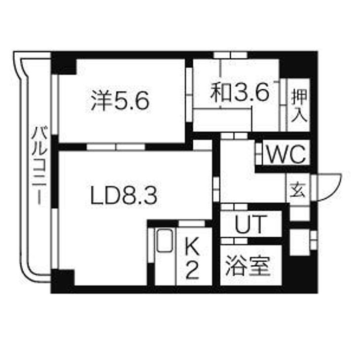 エンドレス三井平和通 Iの間取り