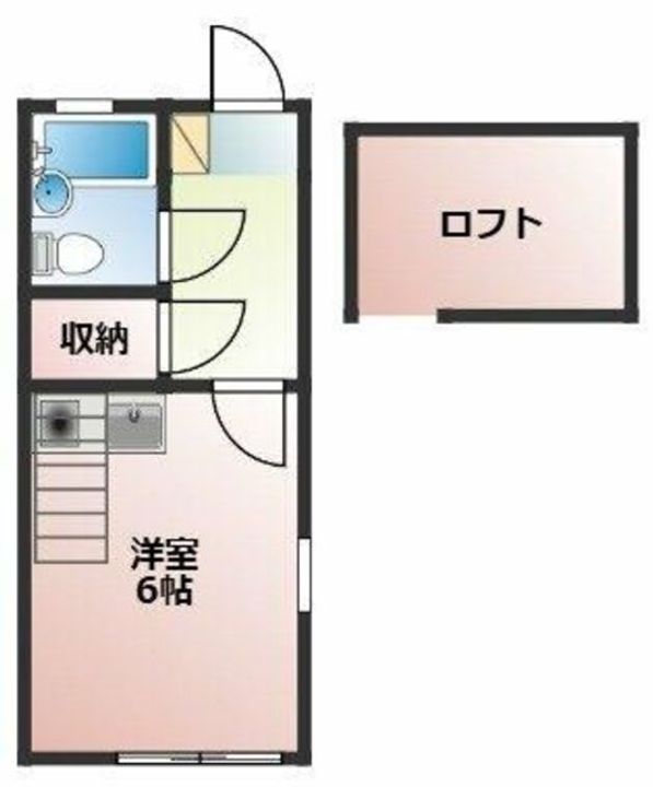 東京都八王子市越野(アパート)の賃貸物件の間取り