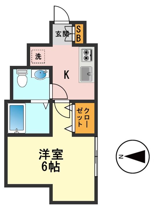 東京都江戸川区北小岩3(アパート)の賃貸物件の間取り