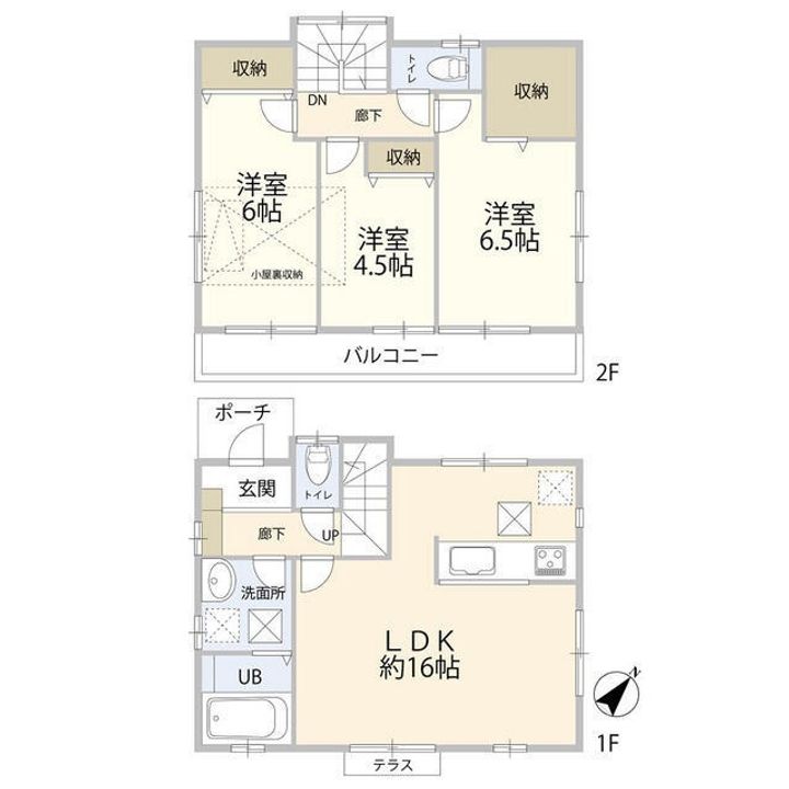 東京都調布市深大寺東町1(一戸建)の賃貸物件の間取り