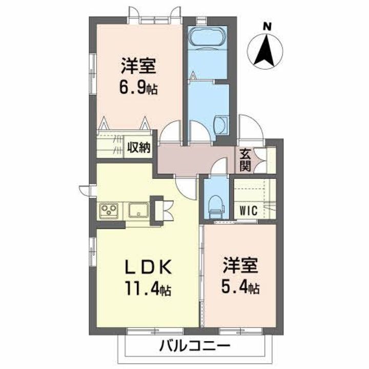 エクラージュの間取り