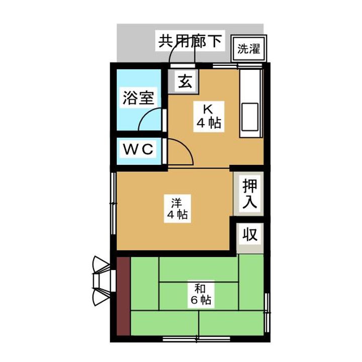 シティハイムクラハシIIの間取り