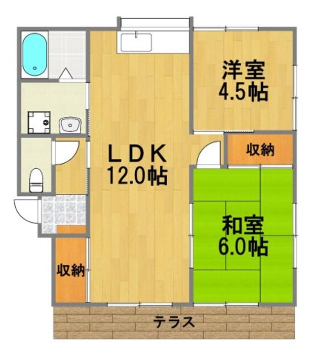 東京都あきる野市牛沼(一戸建)の賃貸物件の間取り