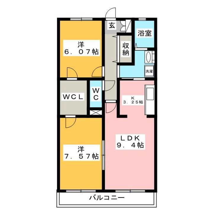 スイーツ・パシフィコの間取り